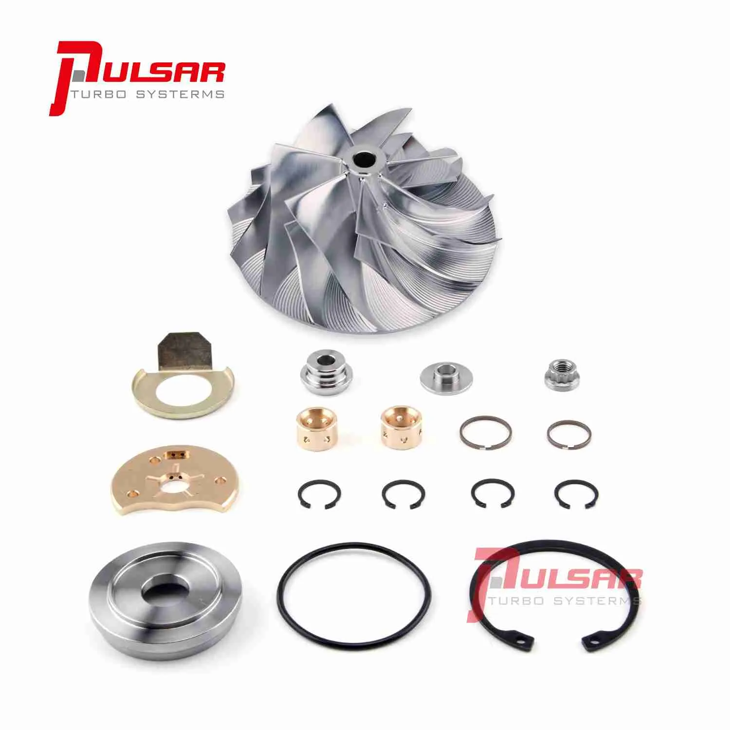 04.5-07 Dodge Ram 5.9 HE351CW Billet Turbo Charger Compressor Wheel+Rebuild Kit – Bild 11