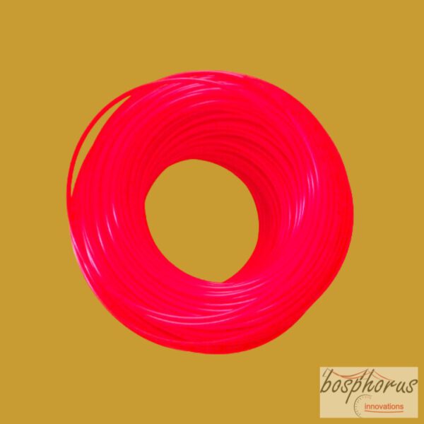 Nylon PE Hose Tube Tubing Red 1/4" 15ft (4.5m) for Water Methanol Alcohol Injection