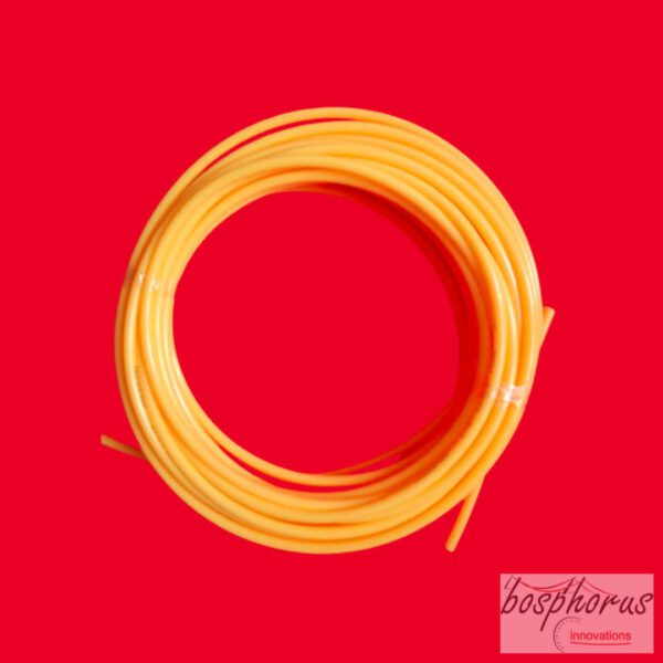 Nylon PE Hose Tube Tubing Yellow 1/4" 20ft (6m) for Water Methanol Alcohol Injection