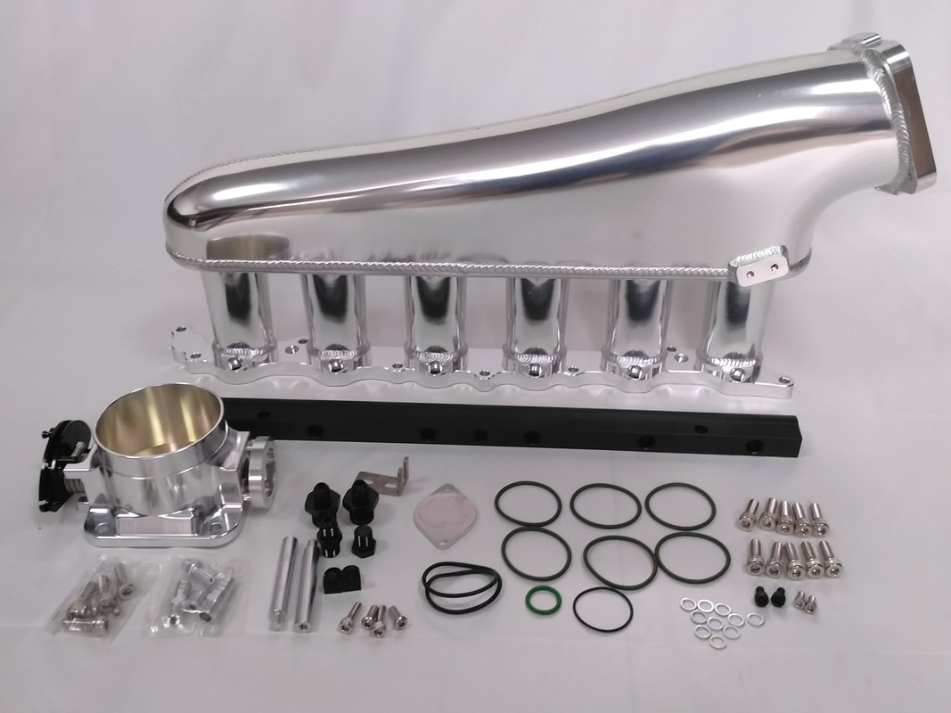Toyota 2JZ – GE intake manifold kit 90mm size throttle  body / Ansaugbrücke