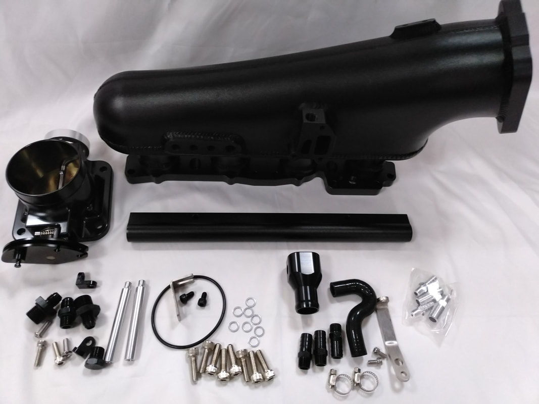 Nissan Silvia S14 SR20DET intake manifold kit,76mm  size throttle body / Ansaugbrücke
