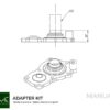 Getriebeadapter Kit Honda F F20C F22C - Mazda RX-8 6-Gang - 240mm / 9.45" – Bild 7