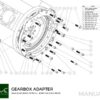 Getriebeadapter Kit Mercedes-Benz M113 M113K AMG - BMW M57N ZF GS6-53DZ HGD JGA - 240mm / 9.45" – Bild 4