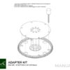 Getriebeadapter Kit BMW V8 M62 - BMW ZF 8HP 8HP75 8HP70 – Bild 4