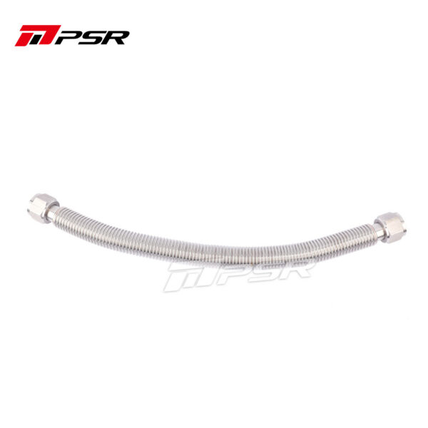 Second image of PSR -12AN -10AN Stainless Steel Turbo Oil Drain/Return flexible Pipe 300mm/450mm/600mm