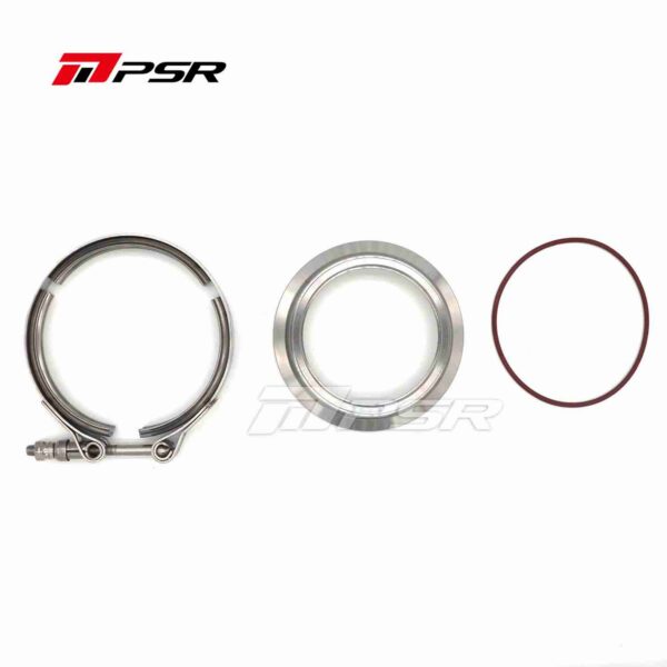 Second image of PSR Stainless Steel V-Band 3''/3.5'' Flange&Clamp Kits for PRO PTG75 PT/X42 PT/X45 PT/X47 PT/X50 PT/X55 400 etc. Compressor Outlet