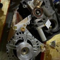 MZR Toyota 1JZ 2JZ Water Pump Delete kit with AN20 fitting + Alternator bracket, Lichtmaschine bracket