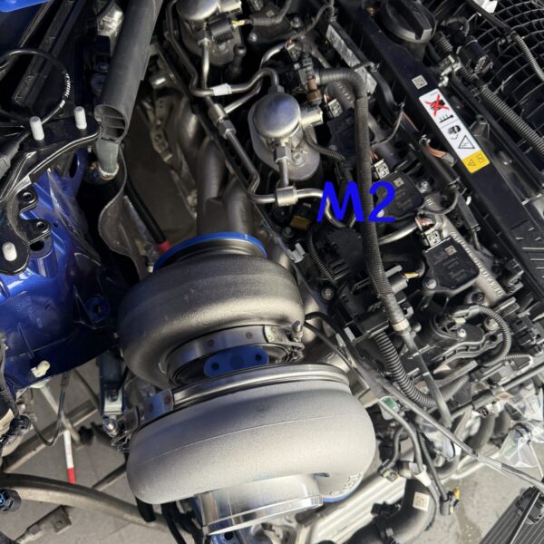 Second image of PSR T4 Exhaust Manifold Stainless Steel 2021 2022 2023 2024 2025 BMW M2 M3 M4 S58 Engine