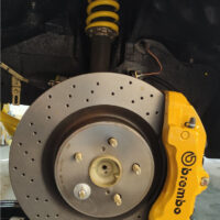MZR TOYOTA SUPRA BBK Brake calipers adapter ZR/ZL18 (Porsche/VW/Audi) to disc 360mm (Lexus ISF)