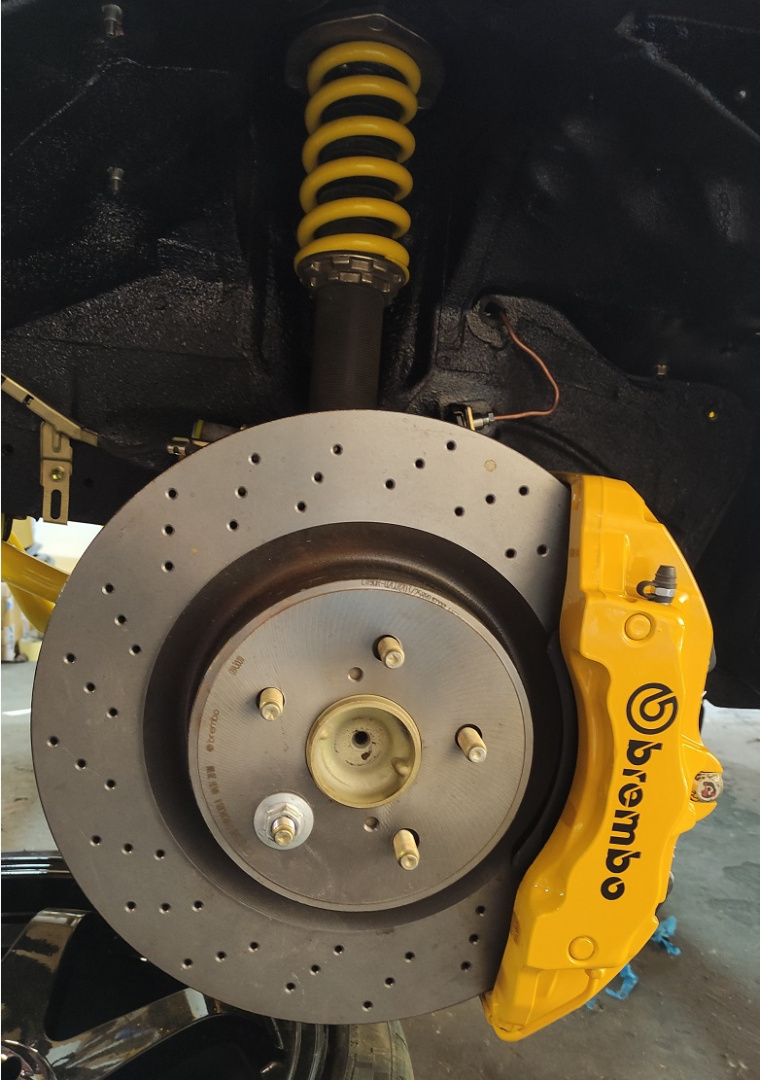 Second image of TOYOTA SUPRA BBK Brake calipers adapter ZR/ZL18 (Porsche/VW/Audi) to disc 360mm (Lexus ISF)