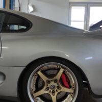 MZR TOYOTA SUPRA BBK Brake calipers adapter rear 7P0 (Porsche/VW/Audi) to disc 345mm (Lexus ISF)