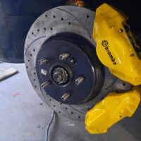 MZR Adapters for additional rear callipers Nissan S13 S14 R34 R32 R33 Laurel - Mercedes ML W163