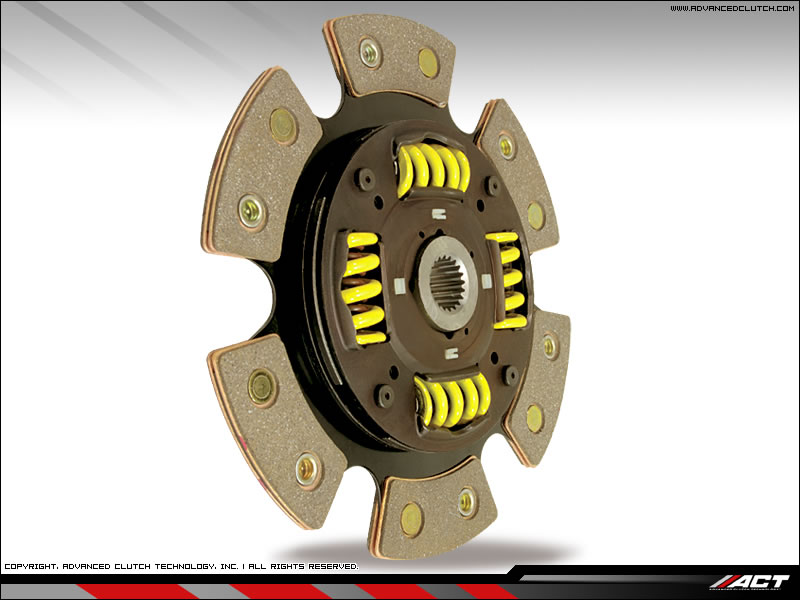 Kupplungsscheibe ACT 6 PAD, Nissan 180SX & 200SX S13 CA18DET (225mm)