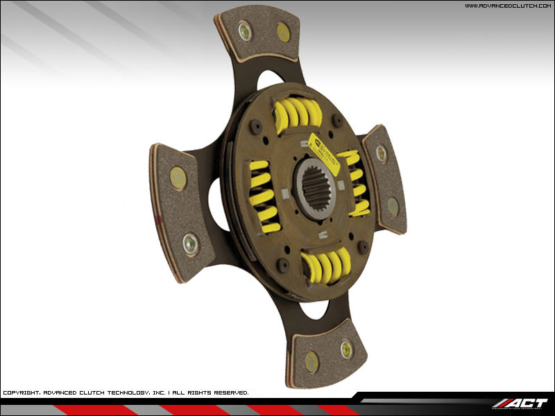 Second image of Kuplungscheibe ACT 6 PAD, Nissan 200SX 2.0l SER SR20DE FWD 95-99 / Nissan Almera N15/N16 / Primera P10 GT / Primera P11/P12 GTVE SR20VE / NX 2000 Cupe (215mm)