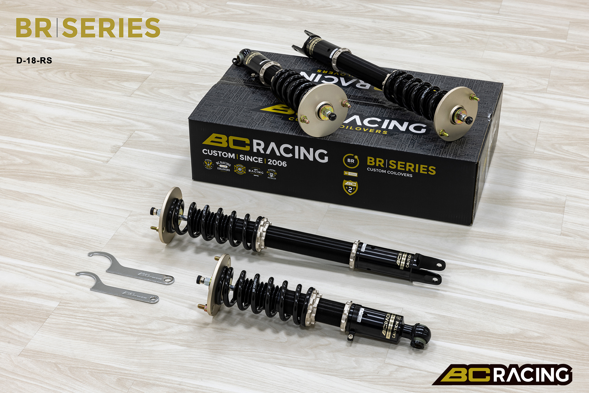 BC Racing D-18-BR-RS Gewindefahrwerke für Nissan Skyline R34 GTS ER34 1998-2001 (rear fork)