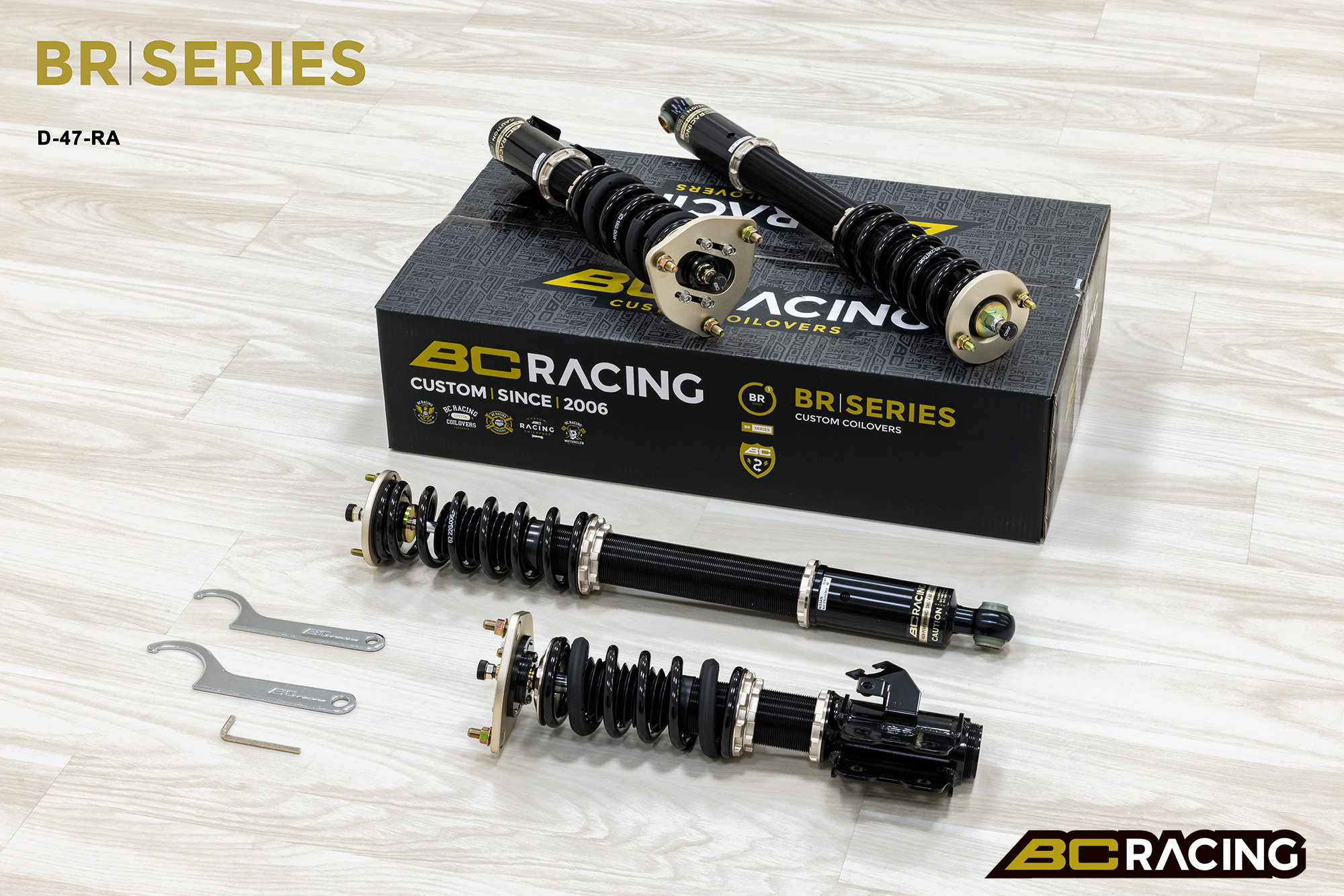 BC Racing D-47-BR-RA Gewindefahrwerke für Nissan Stagea 2WD WGC34 1996-2001