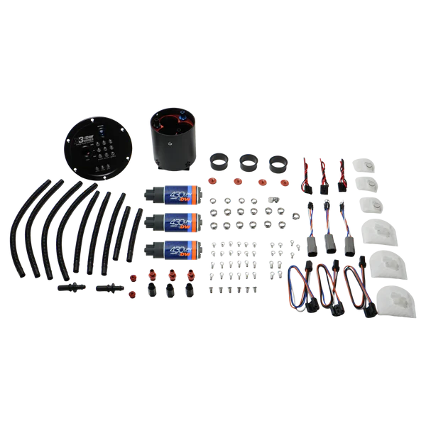 X3 Triple Pump Modul mit DW430c Pumpen DeatschWerks für Nissan GT-R R35 2009-2024