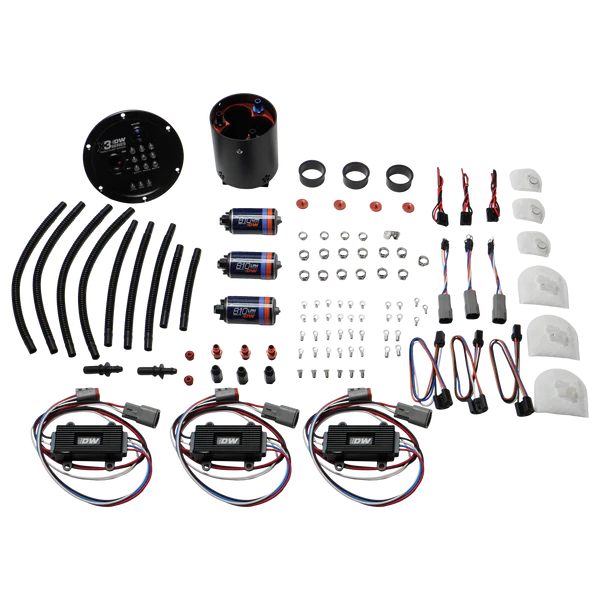 X3 Triple Pump Modul DW810 Brushless mit Steuergeräten DeatschWerks für Nissan GT-R R35 2009-2024