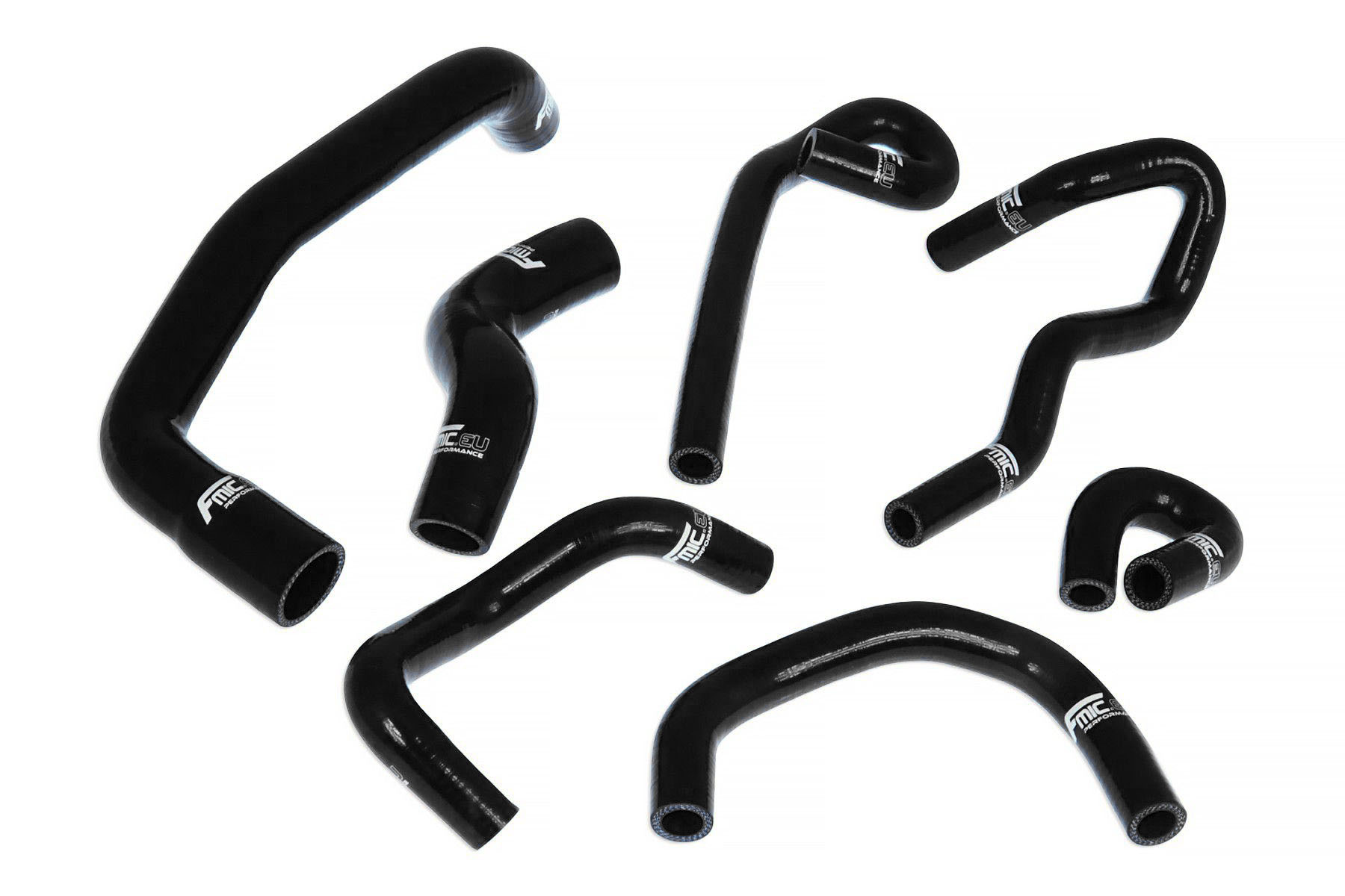 Silikon Kühler Schlauch Kit FMIC.EU für Nissan Skyline GTR R32 R33 R34 BCNR33 RB26DETT - Schwarz