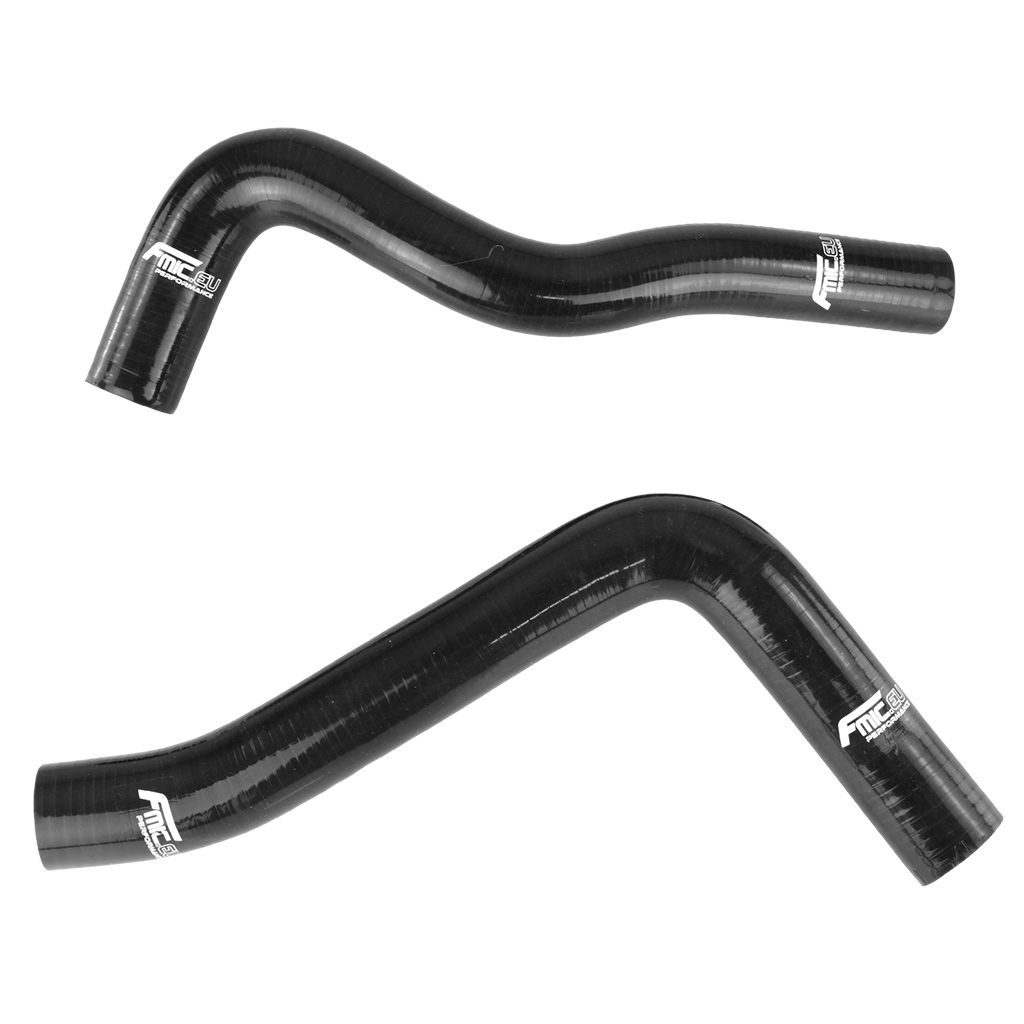 Silikon Kühler Schlauch Kit FMIC.EU für Nissan Patrol GQ Y60 4.2 Diesel Ford Maverick TD42 - Schwarz