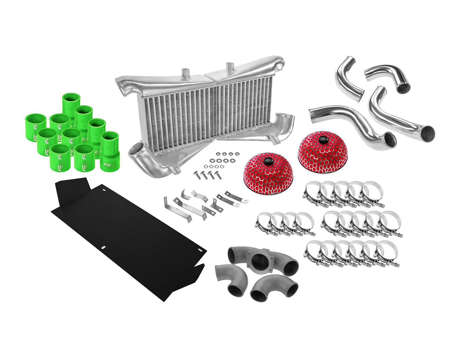 Ladeluftkühler für Nissan 300ZX Twin Turbo Fairlady Z32 90-96 VQ30DETT Grün