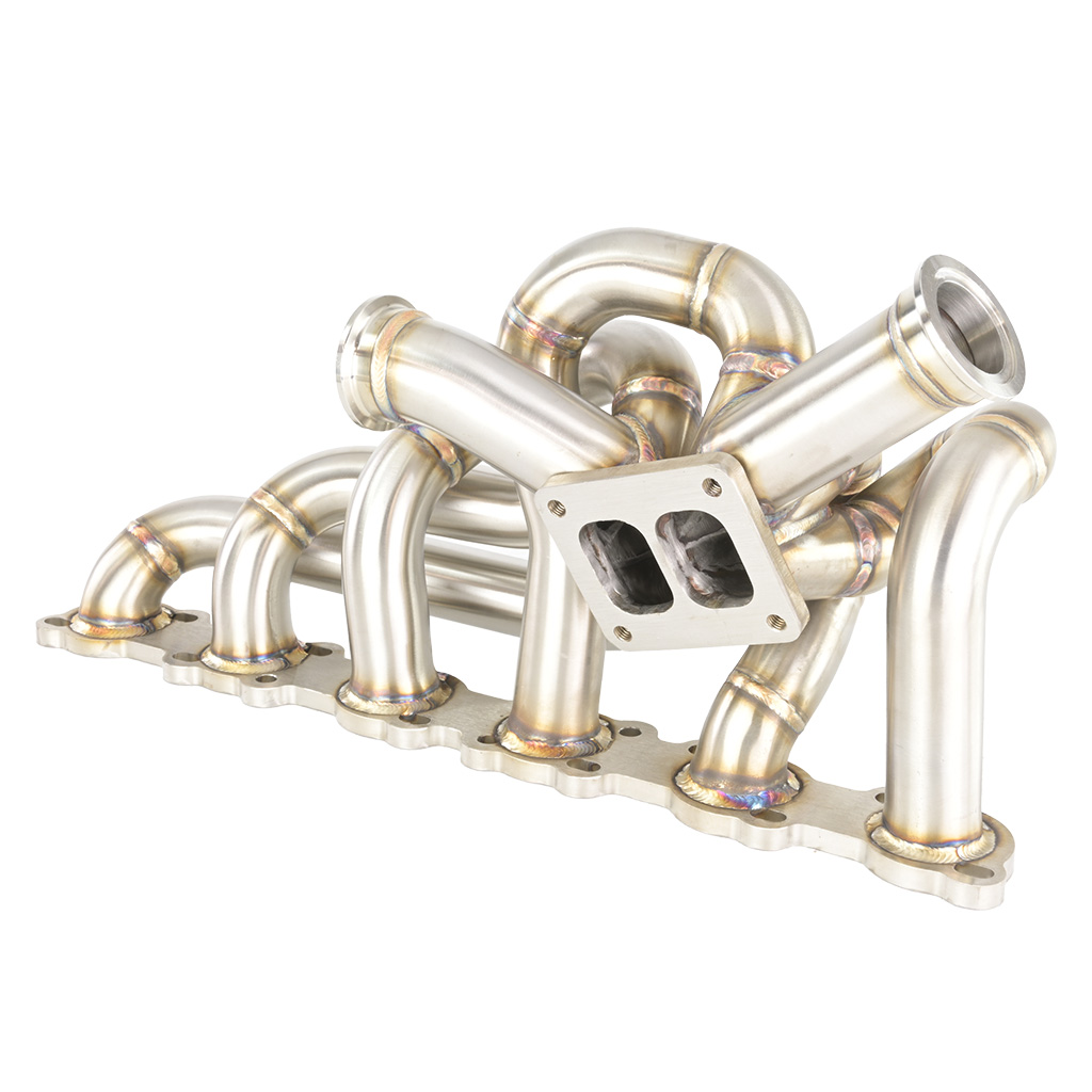Second image of Abgaskrümmer FMIC.Pro für Nissan RB20 RB25 RB26 DET T4 Top Mount Twin Scroll 44mm SS304