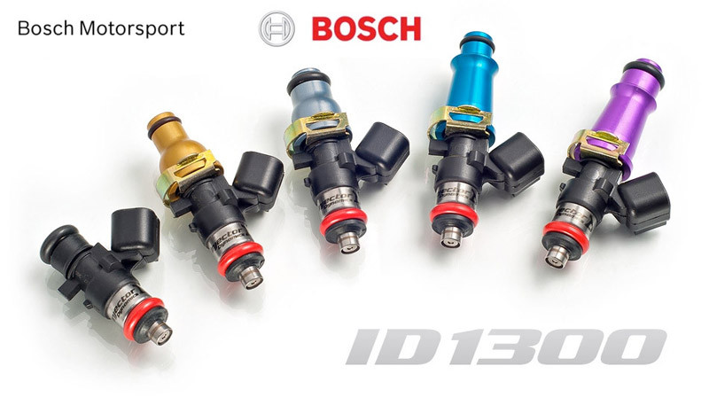 Einspritzdüse set 6 teilig Injector Dynamics 1300cc/min, Nissan 300ZX Twin-Turbo 90-96 / Toyota Supra 2JZ-GTE 93-98 60mm / 11mm (blue)