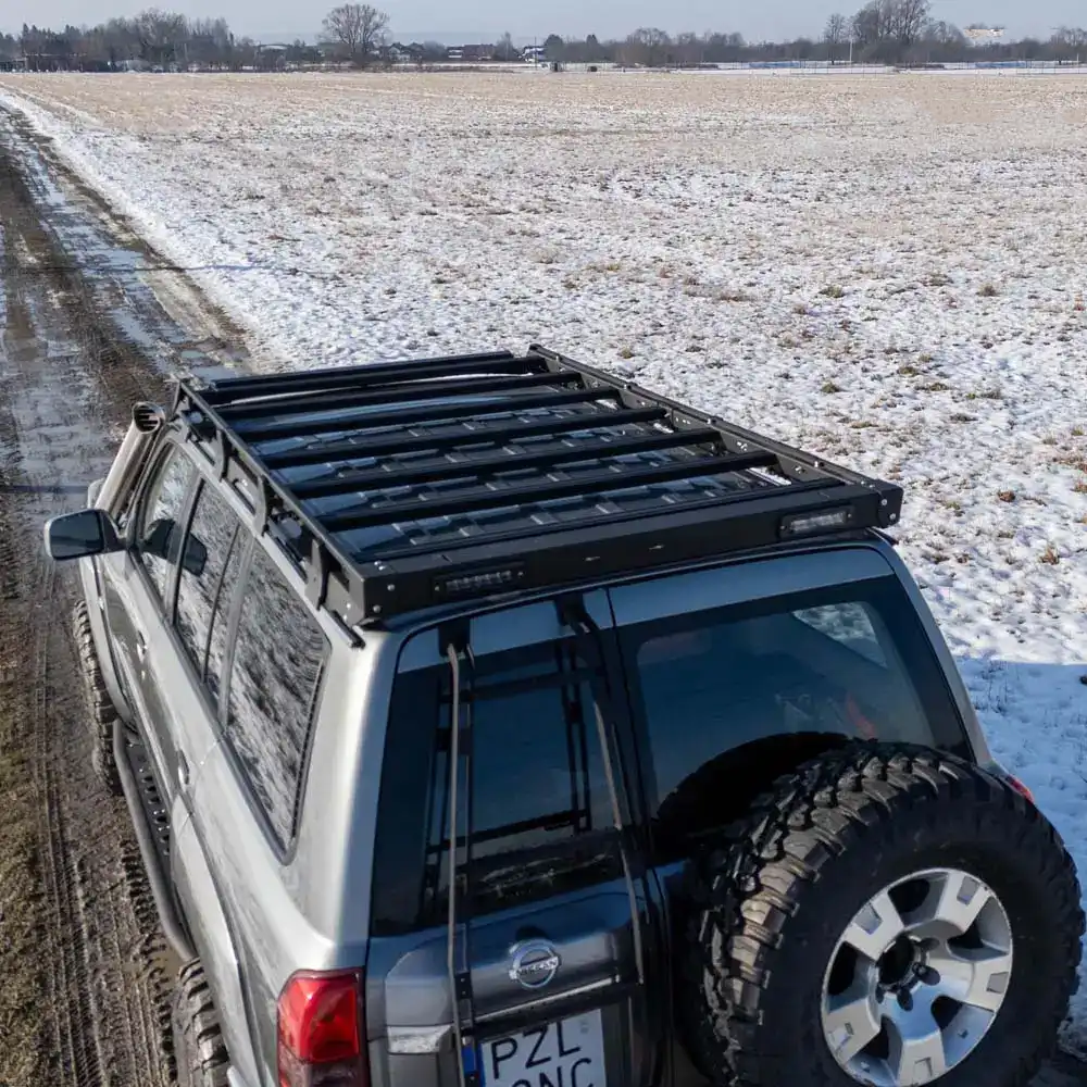 Aluminium Dachträger lang ohne Beleuchtung IOD Performance für Nissan Patrol Y61 LWB