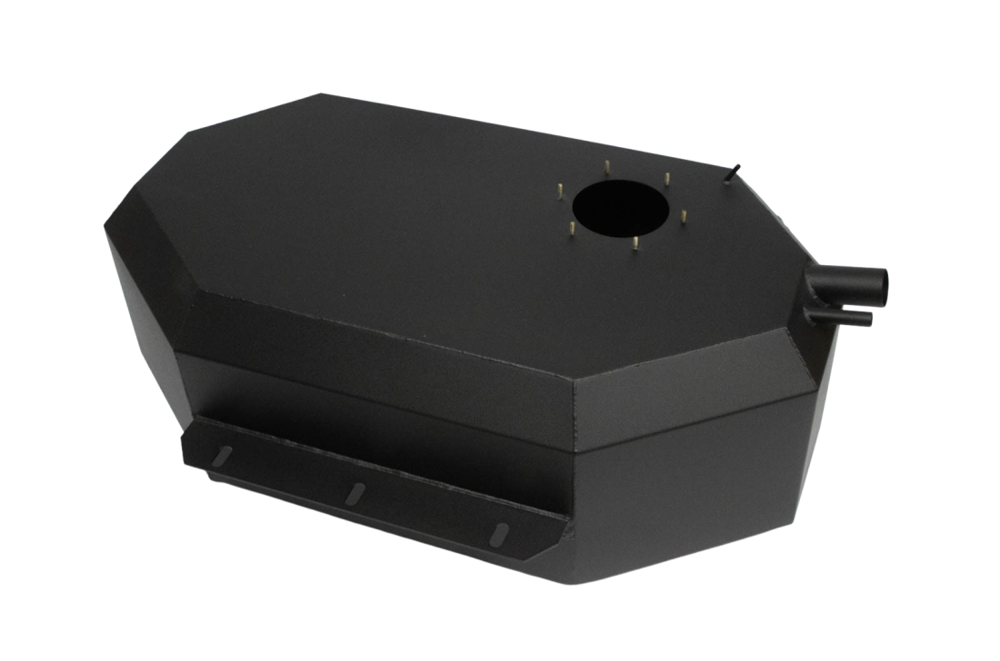 Kraftstofftank 110L INOX Schwarz Pulverbeschichtung IOD Performance für Nissan Patrol Y60 Y61