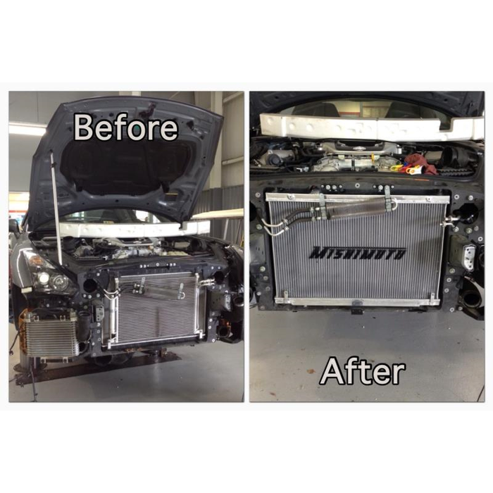 Second image of Mishimoto MMRAD-R35-09 Aluminium Wasserkühler für Nissan GT-R 09+