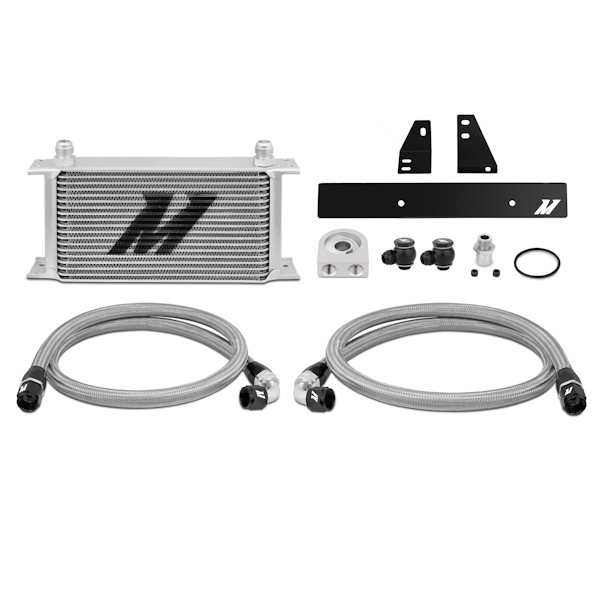 Mishimoto MMOC-370Z-09 Ölkühler-Kit für Nissan 370Z 09+ Silber