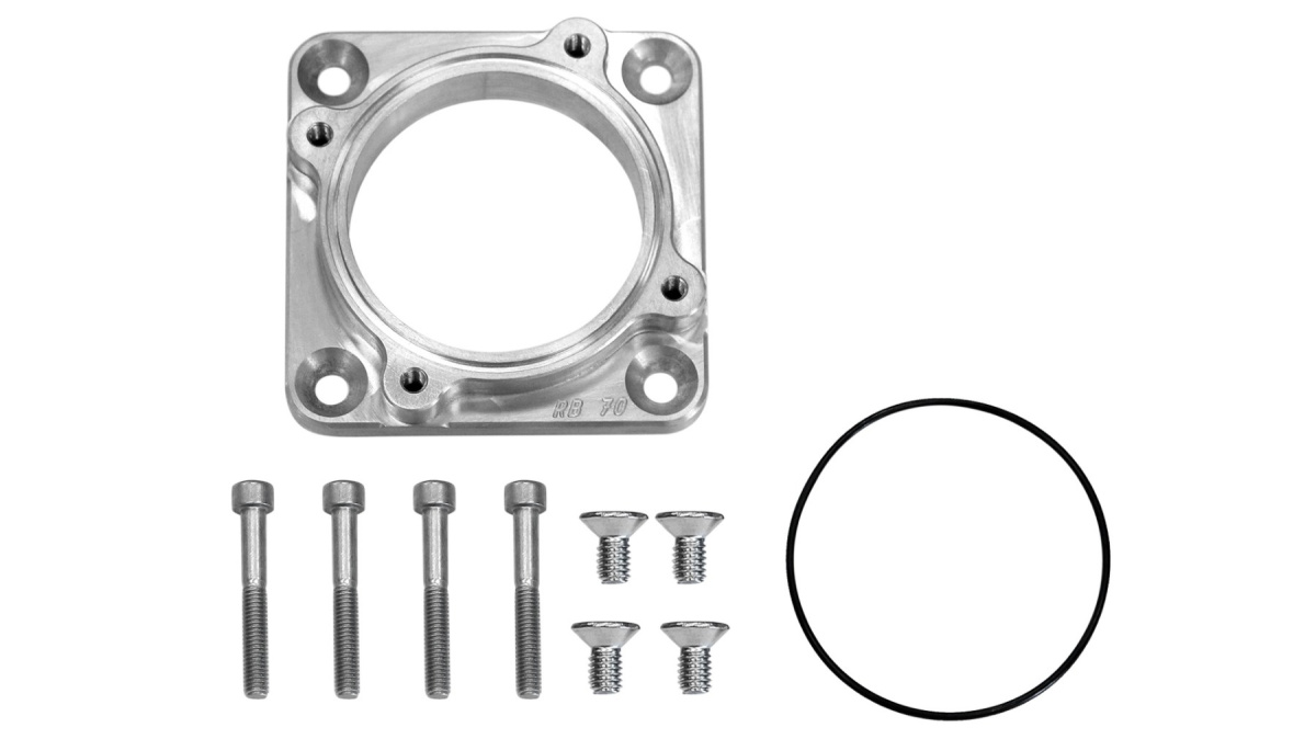 Adapter für elektronische Bosch 70mm Drosselklappe MZR Garage für Nissan RB20 RB25 Greddy Freddy Intake
