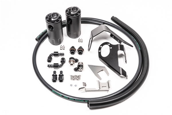Second image of Dual Catch Can Öl Auffangbehälter Kit für Nissan 370Z Fluid Lock Radium Engineering