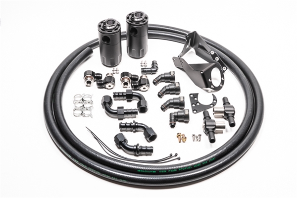 Dual Catch Can Öl Auffangbehälter Kit für Nissan R32 GT-R Fluid Lock Radium Engineering