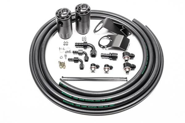 Dual Catch Can Öl Auffangbehälter Kit für Nissan S13 Fluid Lock Radium Engineering