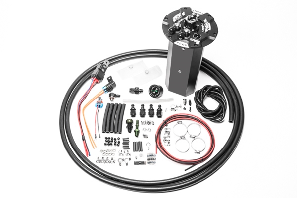 Kraftstoffaufhänger Schwalltank für Nissan 370Z Walbro F90000267/274/285 Radium Engineering