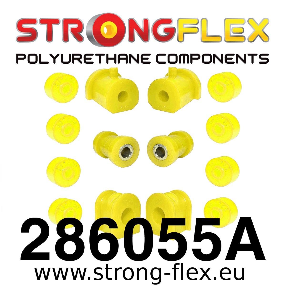Second image of 286055A: Vorderradaufhängung Polyurethan Set SPORT Nissan Micra K11