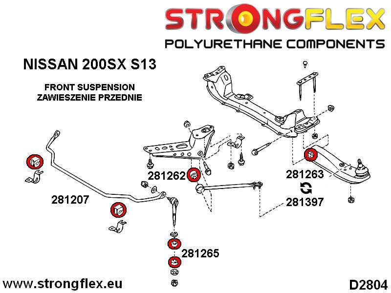 Second image of 286082B: Vorderradaufhängung kit Nissan 200SX S13