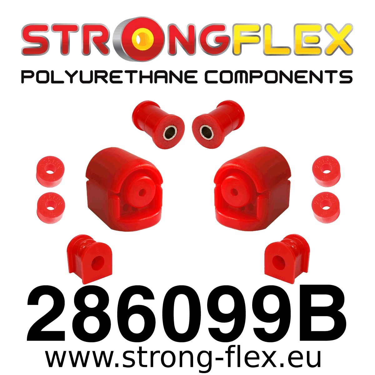 Second image of 286099B: Vorderradaufhängung Polyurethan Set Nissan 100NX