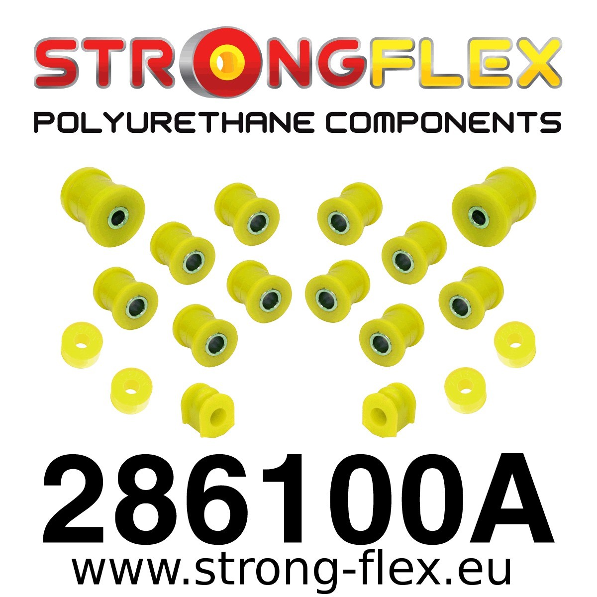Second image of 286100A: Hinterradaufhängung Polyurethan-Kit SPORT Nissan 100NX