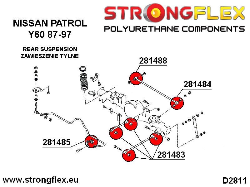 Second image of 286133B: Kompletter Vorder- und Hinterradaufhängungssatz Nissan Patrol Y60