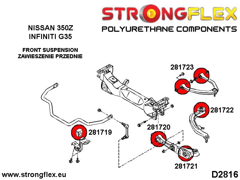 Second image of 286196A: Vorderradaufhängung kit SPORT Nissan 350Z