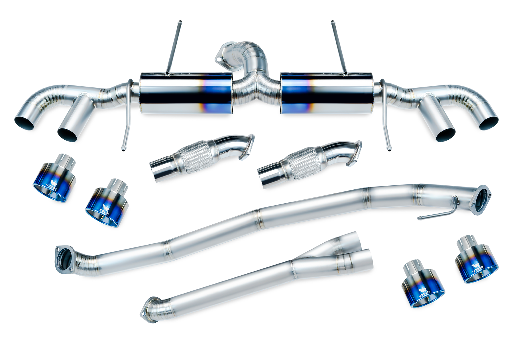 Titan-Abgasanlage Nissan GTR R35 09-14 Vogler Racing