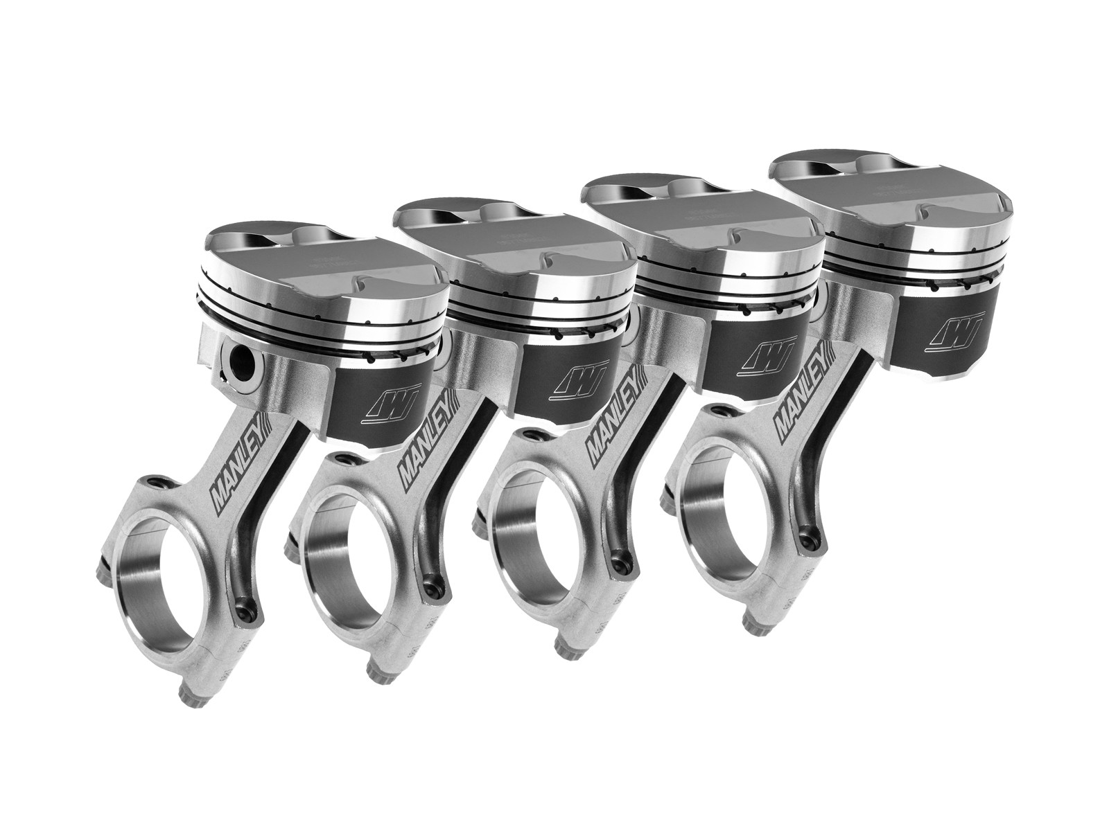 Schmiedekolben Wiseco + Pleuelstangen Manley für Nissan 180SX 200 SX SR20DE SR20DET 2.0l 16V 86.25mm CR 9.1-9.25