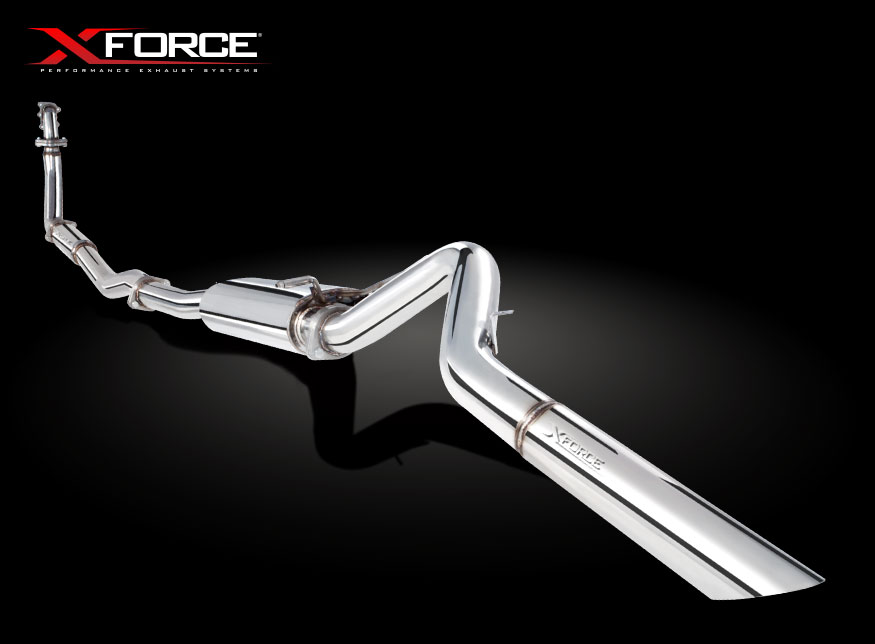 Second image of Auspuffanlage XForce for Nissan Navara 1997-2009 D22 3.0L Turbo Diesel
