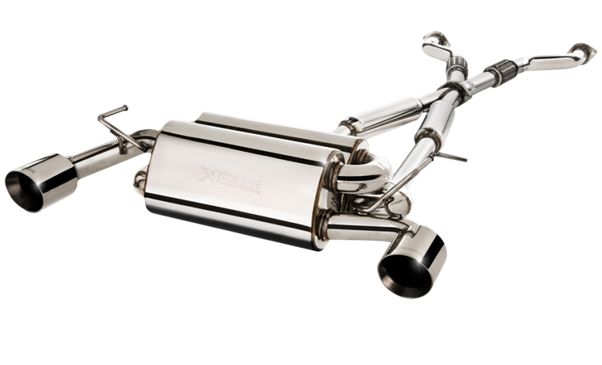 Auspuffanlage XForce for Nissan 370Z 2009- Z34 Edelstahl